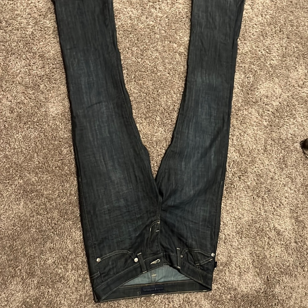 Long, dark blue
